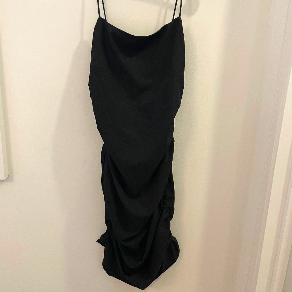 Napean Sea RD Cinched Black Dress